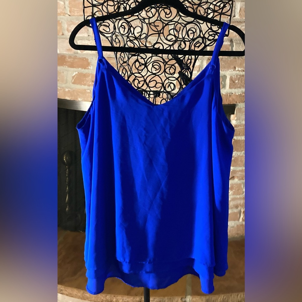 Torrid Vibrant Blue Women's Camisole - Picture 4 of 8